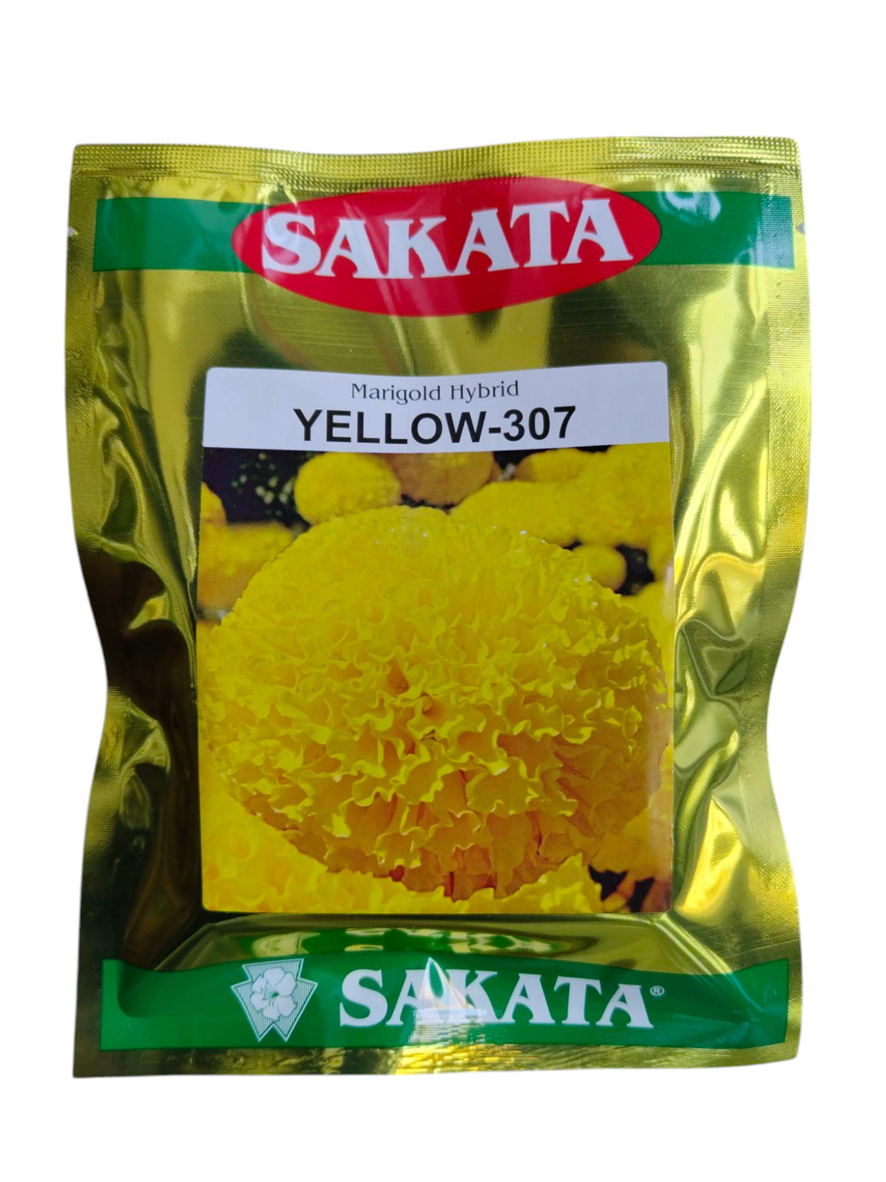sakata flower seeds Yellow 307 Hybrid Marigold Sakata seeds (गेंदा) 1000 seeds