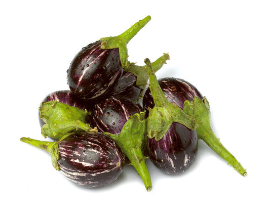 Brinjal Ajmeri F1 Hybrid Swati Seeds (10Gm) (बैंगन)