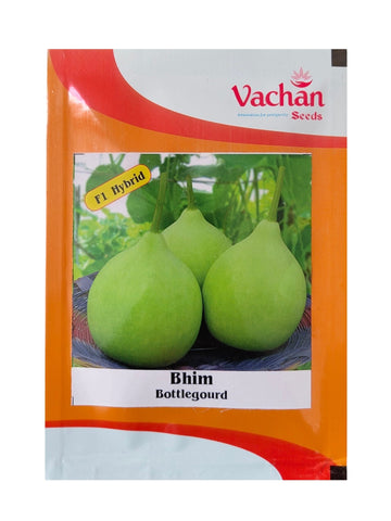Bottle Gourd Bhim F1 Hybrid Vachan Seeds (50Gm)